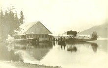 Airplane Hanger on Eyak Lake